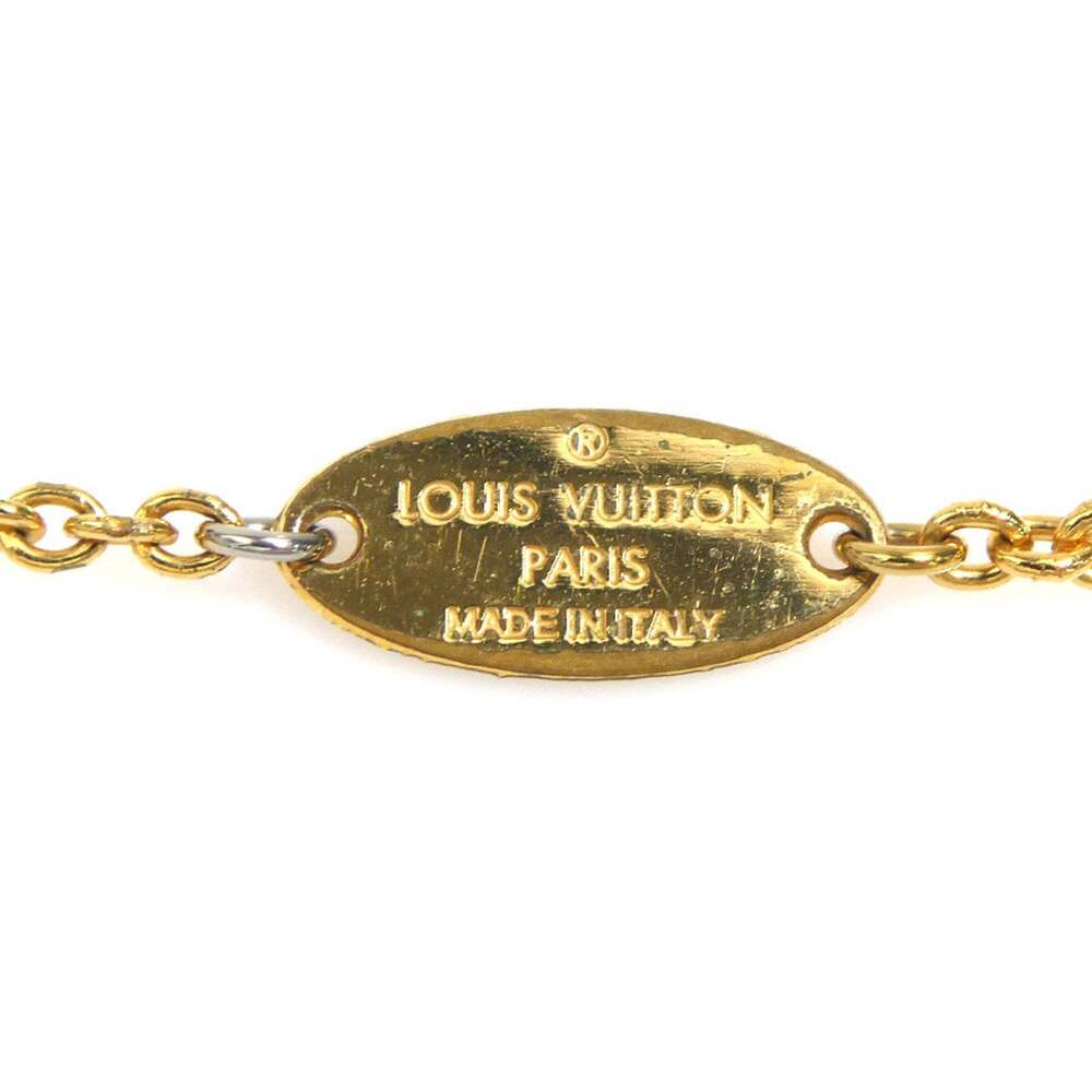 LOUIS VUITTON Gold Necklace - Picture 8 of 11